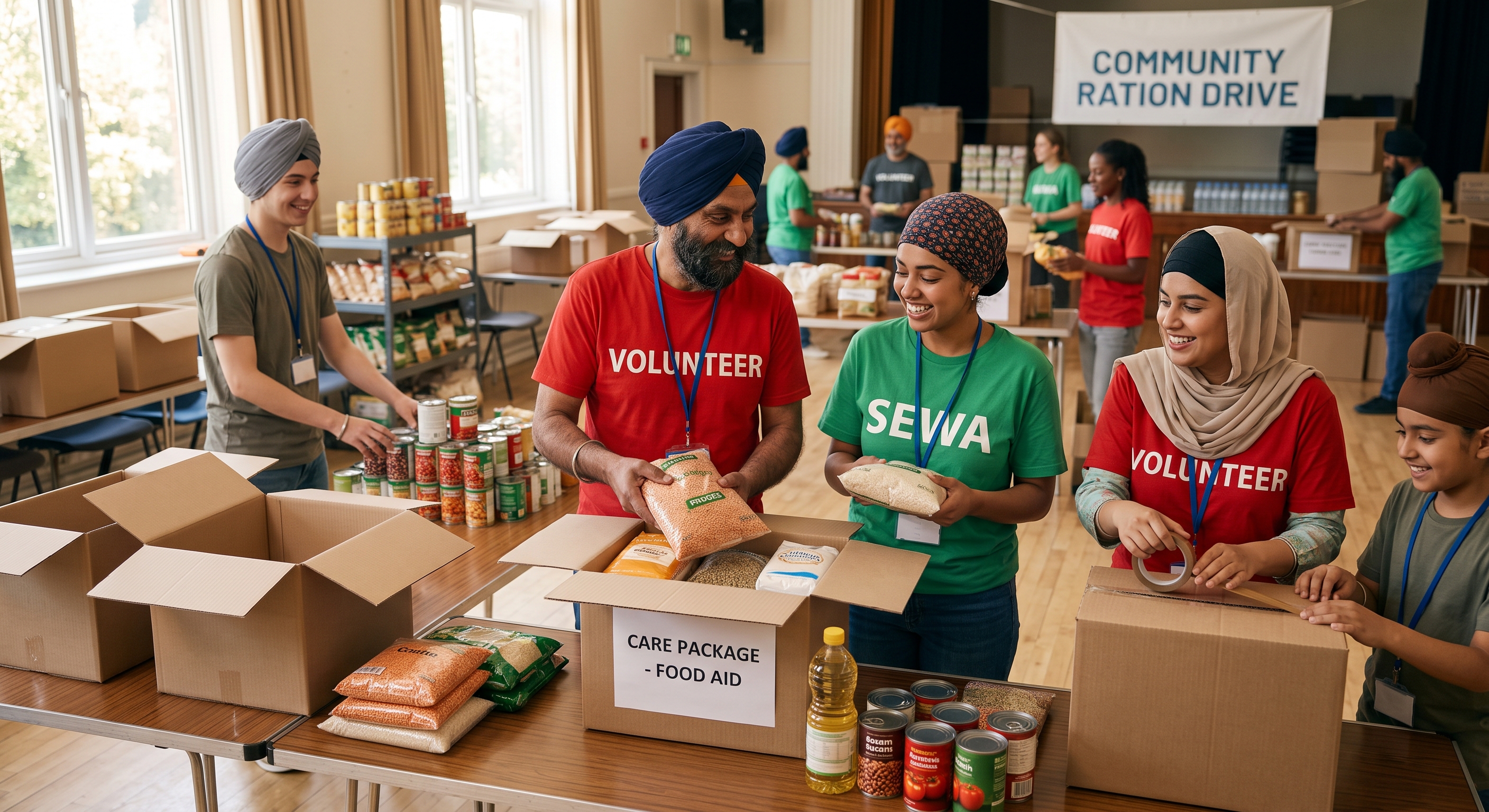 Volunteer Sewa Campaign — Langar Sewa at Gurdwara Sri Manji Sahib Alamgir